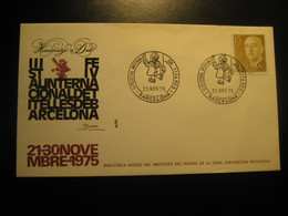 BARCELONA 1975 Dido Titelles Titere Titeres Puppet Puppets Marionnette Marionnettes Theater Art Cancel Cover SPAIN - Marionnettes