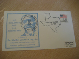 DALLAS 1985 Martin Luther King NAACP Convention Cancel Cover USA - Martin Luther King