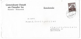 3248r: Beleg Aus 1959, Gemeindeamt Ossiach, Brief Nach D- Niederlahnstein - Ossiachersee-Orte