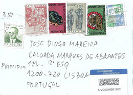 Italy Registered Cover To Portugal - 2021-...: Used