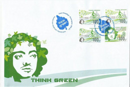 Russia 2016 Europa CEPT Think Green Peterspost FDC With Perforated Set Of 4 Stamps - FDC