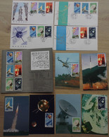 Lot Chine China 11  Premier Jour 1986 FDC Spaceflight Space ASTRONOMY Cover PRC - 1980-1989