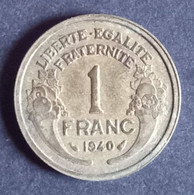 Pièce 1 Franc Morlon 1940 - 1 Franc