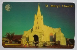 Ascension Island 192CASB 10 Pounds St. Mary's Church - Ascension (Ile De L')