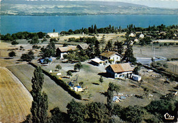 74-MESSERY-VUE GENERALE AERIENNE LA MAISON FAMILIALE ET LE CÔTE SUISSE - Messery