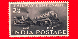 Nuovo - MNH - INDIA - 1953 - 100 Anni Delle Ferrovie - Indian Railways - 2 - Nuovi