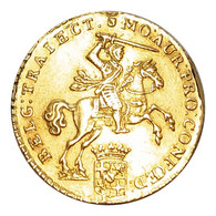 Pièce D'or Pays Bas Provinces Unis - 7 Gulden - 1750 - Utrecht - …-1795 : Periodo Antico