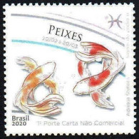 Brasil 2020 ** Zodiac Signs: Pisces. Signos Del Zodíaco: Piscis. - Unused Stamps