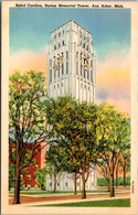 Michigan Ann Arbor Burton Memorial Tower Baird Carillon 1939 Curteich - Ann Arbor