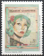 Brazil - Brasil 2020 ** Chaya Pinjasovna Lispector, Better Known As Clarice Lispector. Journalist, Reporter, Translator - Neufs