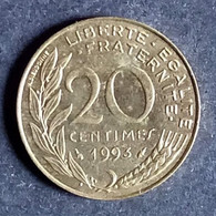 Pièce De 20 Centimes Marianne 1993 - 20 Centimes