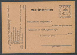 Sweden 1942, Facit # MkB 6B . For Extract Of The Electoral Register. Unused. See Description - Militaire Zegels