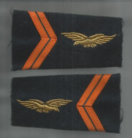 PASSANT D'EPAULE , Grade ,armée De L'air , LA PAIRE , Frais Fr 1.95 E - Patches