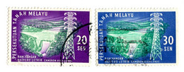 10335 Fed.of Malaya 1963 Scott # 114-15 Used OFFERS WELCOME! - Federation Of Malaya