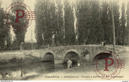 PALENCIA.- ALREDEDORES.PUENTE Y SOTILLO DE LOS CANONIGOS - Palencia