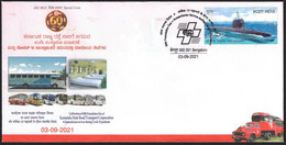 India 2021 Special Cover, 60th Foundation Day Of Humanitarian Service During Covid-19 Pandemic (**)  Inde Indien - Covers & Documents