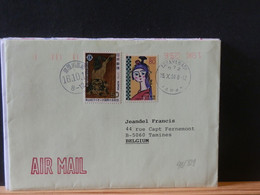 98/729 LETTER JAPON POUR LA BELG. - Covers & Documents