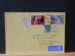 98/761  LETTRE  JAPON  POUR LA BELG - Covers & Documents