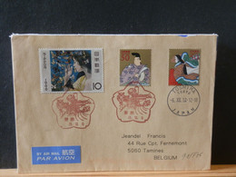 98/776 LETTRE  JAPON  POUR LA BELG - Covers & Documents