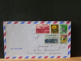 98/782 LETTRE  JAPON  POUR LA BELG - Storia Postale