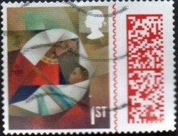 GROSSBRITANNIEN GRANDE BRETAGNE GB 2021 CHRISTMAS 1ST LARGE USED OFF PAPER SG 4608 MI 4883 YT 5282 SC 4783 - Usati