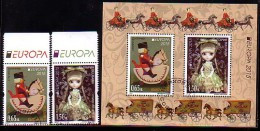 BULGARIA - 2015 -  Europe-CEPT -  Old Toys - 2v + S/S Obl. - Used Stamps