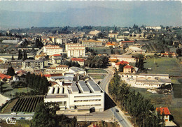 01-BELLEY-  VUE PANORAMIQUE AERIENNE AU 1er PLAN USINE LE TANNEUR - Belley