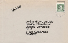 SUEDE SEUL SUR LETTRE POUR LA FRANCE 1990 - Brieven En Documenten