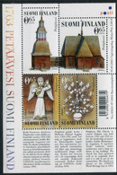 FINLAND 2005 Wooden Architecture - Petäjävesi Church Block MNH / **.  Michel  Block 37 - Unused Stamps