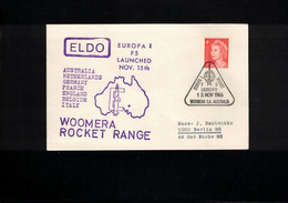 Australia 1966 Woomera Rocket Range ELDO Rocket EUROPA I  F5 Launched 15.November 1966  Interesting Cover Scarce - Oceanía