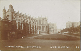 St Georges Chapel And Round Tower Windsor Castle - Windsor Castle