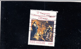 VATICANO  1991 -  Sassone  910° -  S.Brigida - Used Stamps