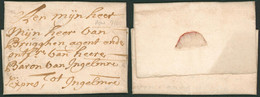 Précurseur - LAC Datée De Sint-Eloois-Vijve 14/4/1732 > Ingelmunster + Manuscrit "Expres". Superbe ! - 1714-1794 (Oesterreichische Niederlande)