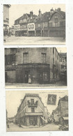 Cp, Reproduction, COMMERCE, Magasin, Pontivy, Reims, Paris, Vins, Confection, Café... , LOT DE 3 CARTES POSTALES - Magasins