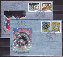 Yugoslavia 1995 Naive Art Paintings FDC - Covers & Documents