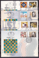 Yugoslavia 1995 World Chess Champions FDC - Covers & Documents