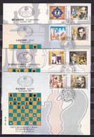Yugoslavia 1995 World Chess Champions FDC - Covers & Documents
