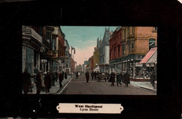 Durham 1909 - West Hartlepool - Lynn Street - The Milton Post Card - Other & Unclassified