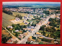 CPM    - Chaulnes  (Somme) - Vue Générale Aérienne Et Rue A. Briand - Chaulnes