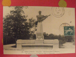 Carte Postale Mayenne 53. Grez En Bouère. Monument élevé à La Mémoire Du Colonel De Villebois-Mareuil, Mort Au Transvaal - Crez En Bouere