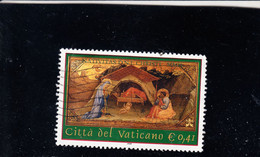 VATICANO  2002 - Sassone  1283° - Natale - Usados