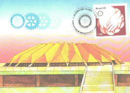 Brasil:Maxi Card, 72. Converence Of Rotary International, 1981 - Maximumkarten