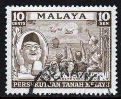 Malayan Federation 1957 Single Stamp To Celebrate Independence Day In Fine Used - Fédération De Malaya