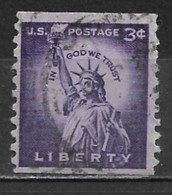 United States 1954. Scott #1057 (U) Statue Of Liberty - Ruedecillas