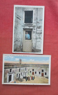 Lot Of 2 Cards-- Chief Osceola Of Seminoles Confined In Court Room  & Old Fort.  St Augustine  - Florida       Ref 5620 - St Augustine