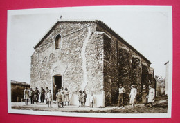 83 La Garde Freinet Cpa Eglise De La Maure TB Animée éditeur Propriété Paroisse St Clément  Dos Scanné - La Garde Freinet