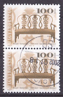 Ungarn Marke Von 1999 O/used (senkrechtes Paar) (A2-26) - Oblitérés