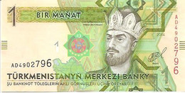 Turkmenistan P-29b  1 Manat  2014 UNC - Turkménistan