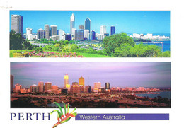 SCENES FROM  PERTH, WESTERN AUSTRALIA. USED POSTCARD Kg2 - Perth