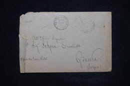 SAINT MARIN - Enveloppe  Pour La Suisse En 1896, Affranchissement Disparu, Voir Cachet Au Verso - L 121748 - Brieven En Documenten